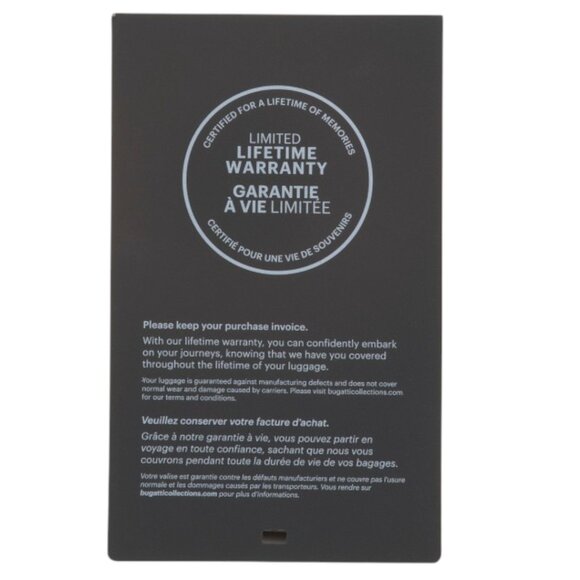 BUGATTI 22in Salerno Carry-on Hardside Spinner - Picture 4 of 4